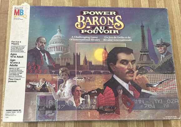 Milton Bradley Other - 1986 Power Barons Game by Milton Bradley Complete